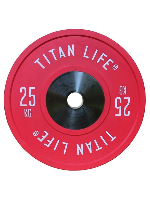 TITAN LIFE PRO Bumper Plates Elite 25 kg