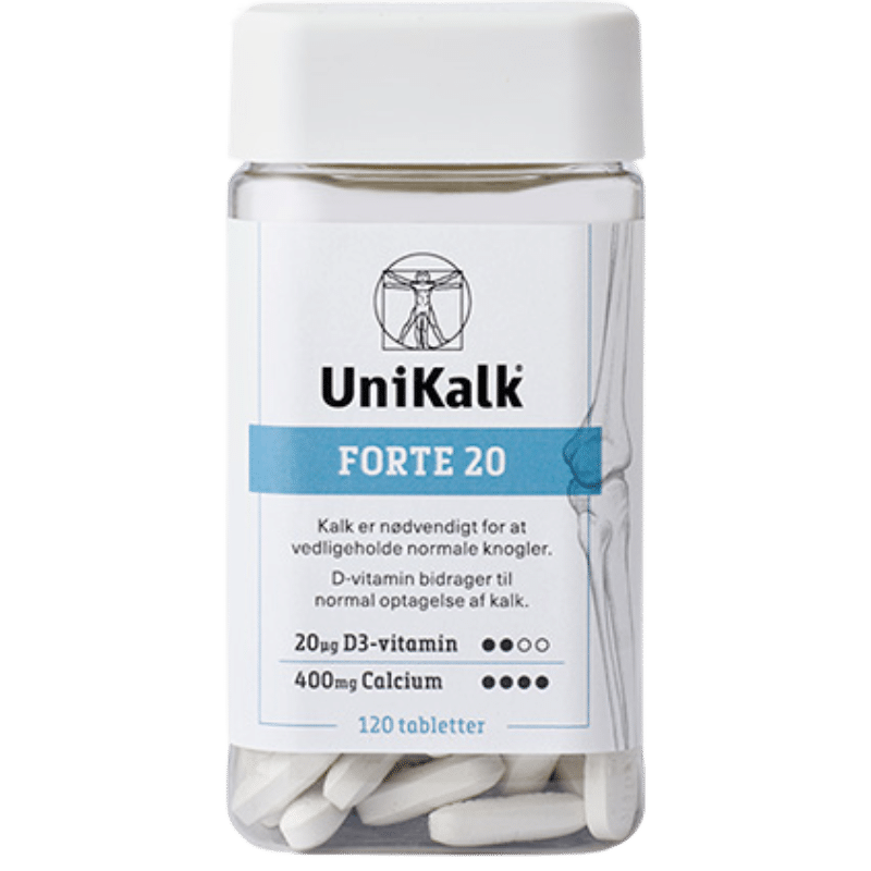 Unikalk Forte 20 (120 stk)