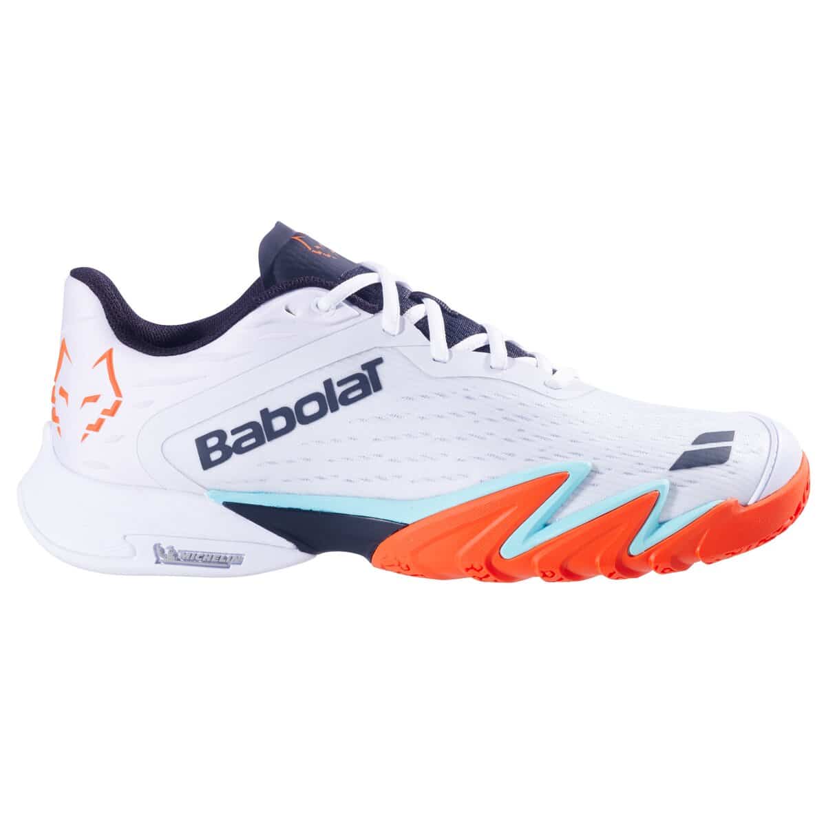 Babolat Jet Premura 3 Men Juan Lebron Padelsko (White Orange) - 46.5