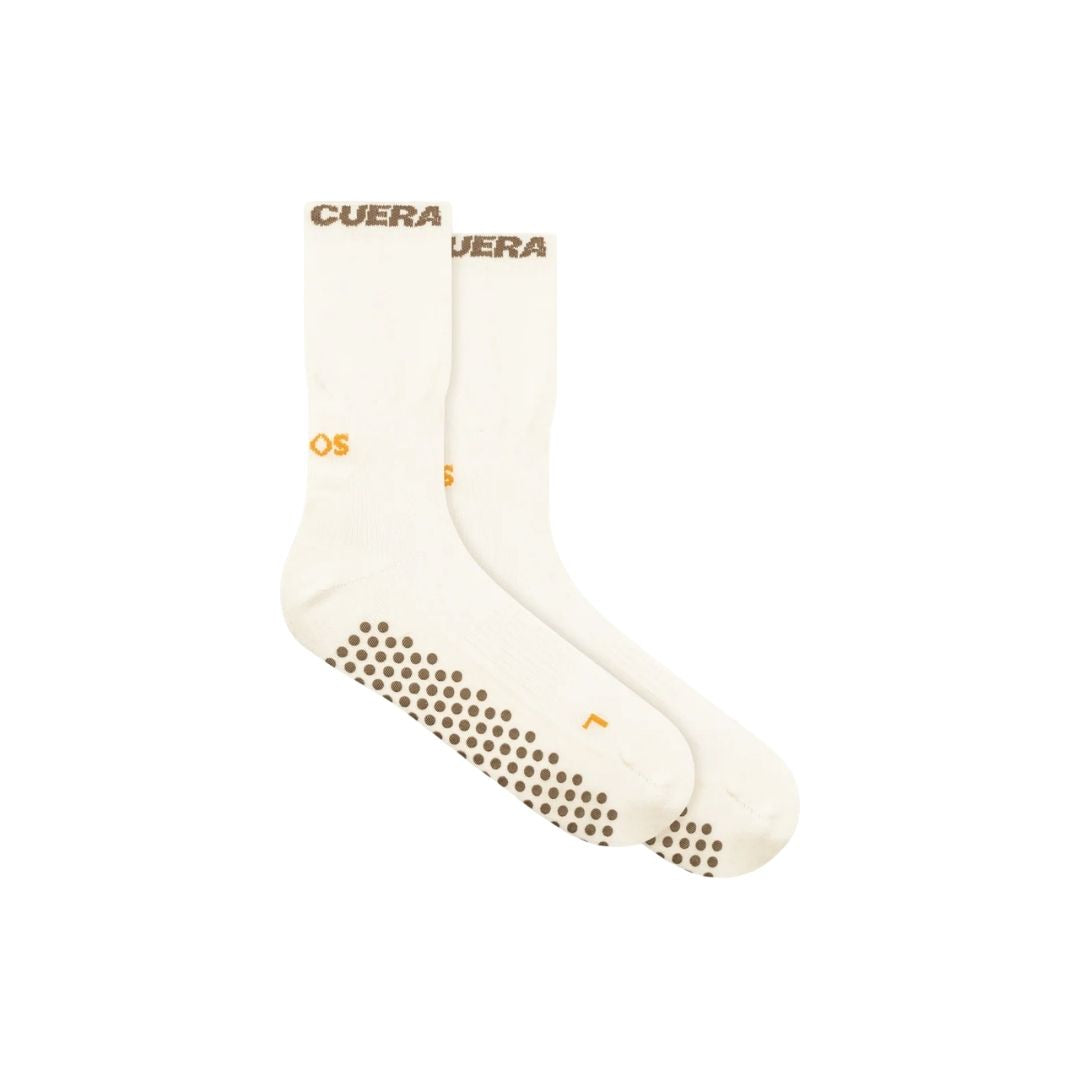 Cuera Oncourt Grip Socks (Off White) - 36-38