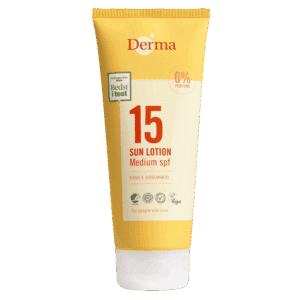 Derma Sun Sollotion Mellem SPF 15 (200 ml)