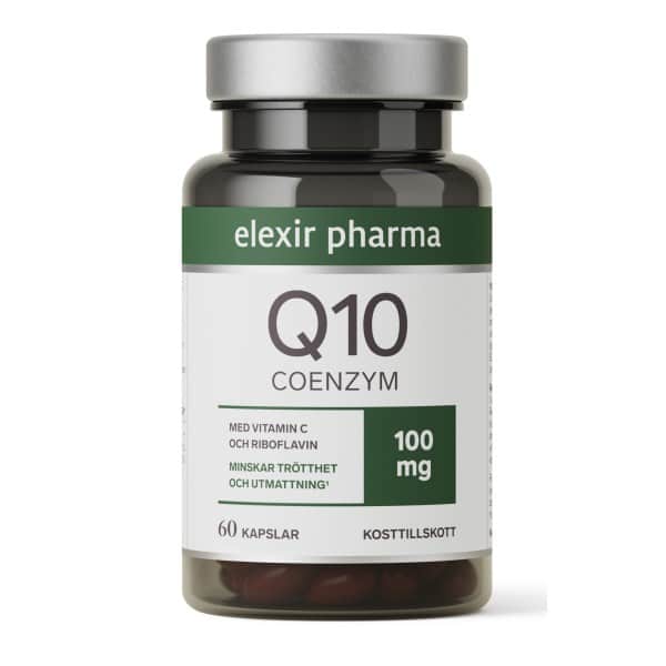 Elexir Pharma Coenzyme Q10 100 mg, 60 kapsler