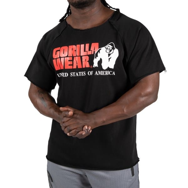 Gorilla Wear Classic Workout Top, S/M, Black