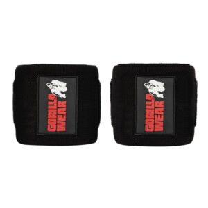 Gorilla Wear Elbow Wraps, 1.2 m, Black