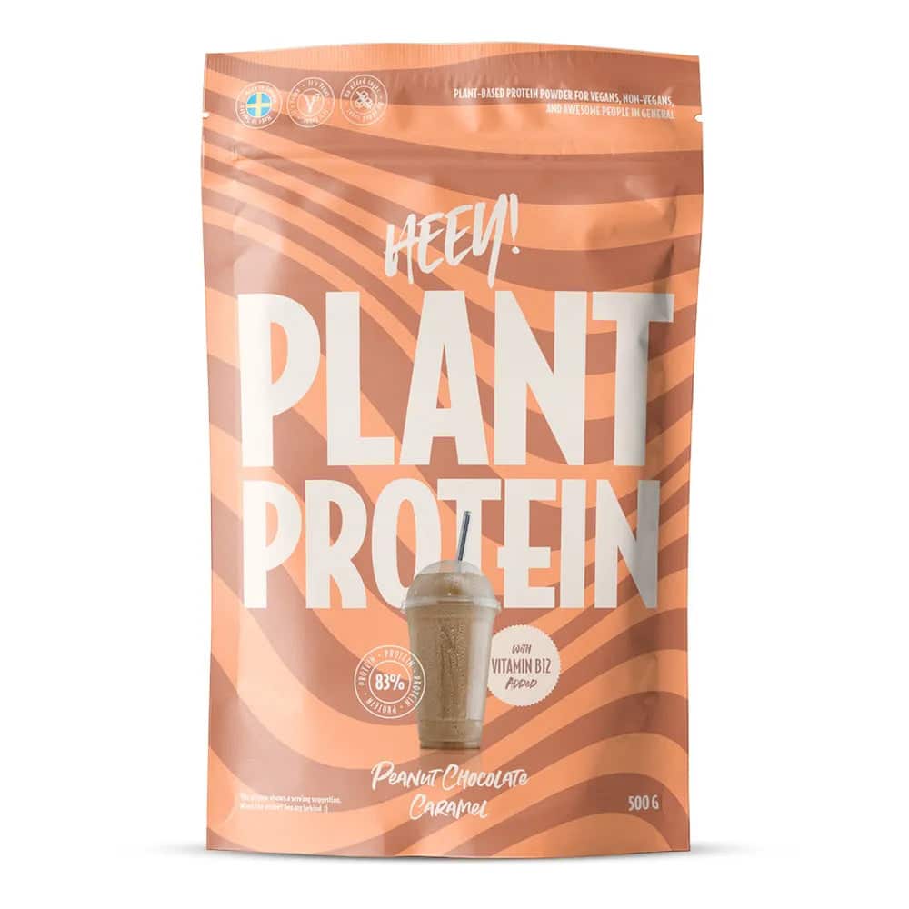 Heey! Vegan Protein - Peanut Chocolate Caramel (500g) - Proteinpulver