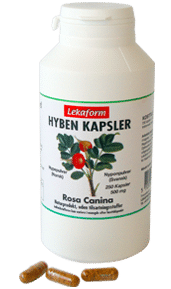 Lekaform Hybenkapsler (250 kapsler)