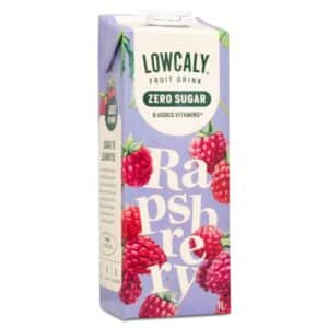 Lowcaly Frugtdrik, Raspberry, 1 L