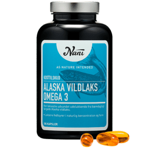 Nani Alaska Vildlaks Omega 3 (180 kaps)