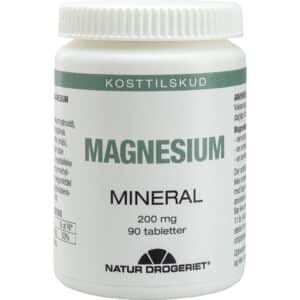 Natur Drogeriet Magnesium 200 mg (90 stk.) - Kosttilskud