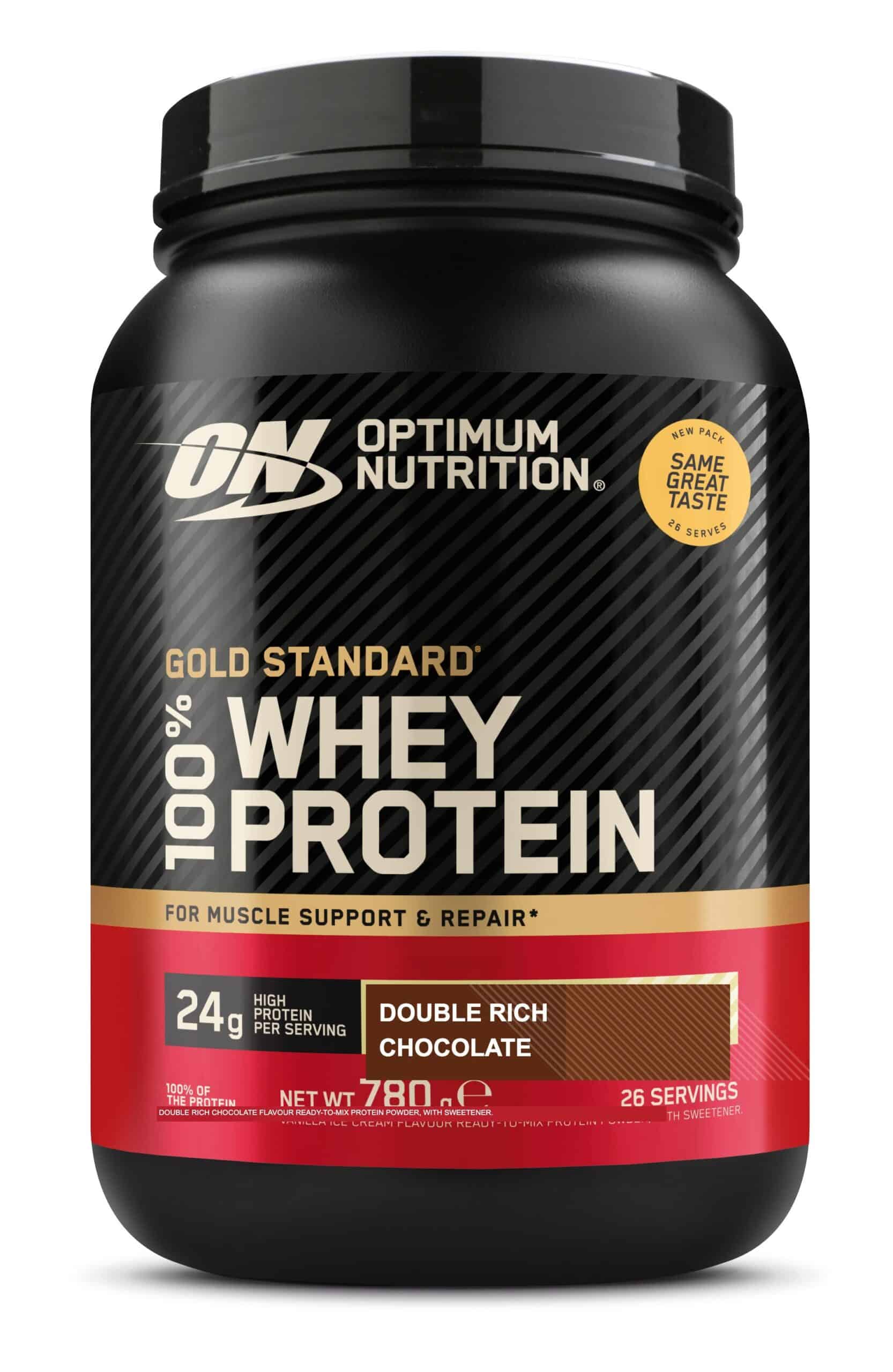 Optimum Nutrition Gold Standard 100% Whey - Double Rich Chocolate (775g) - Proteinpulver
