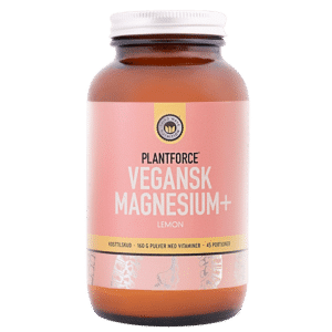 Plantforce Vegansk Magnesium+ Lemon (160 g)