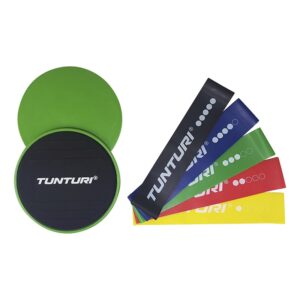 Tunturi Træningselastikker & Core Sliders Sæt