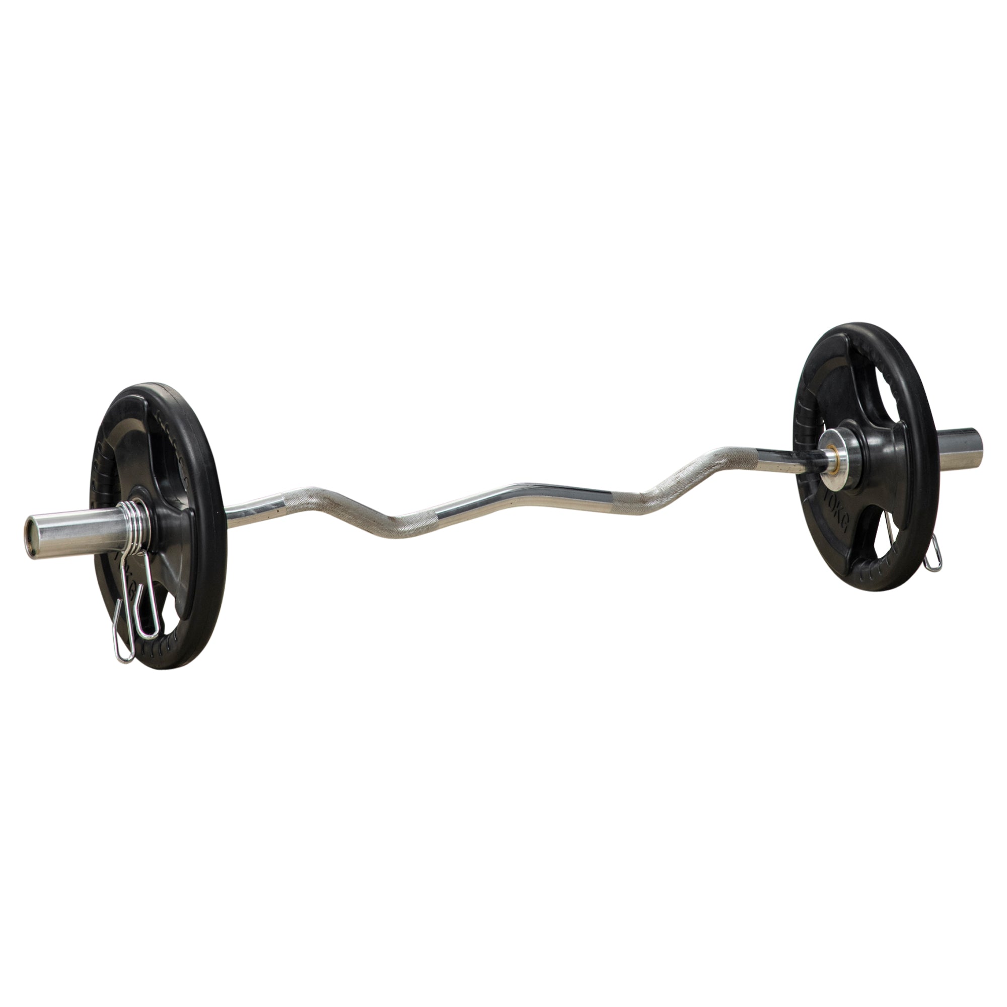 Vægtskive, sæt med 2, 10 kg pr. plade, tre håndtag, gulvbeskyttende gummibelægning, metal