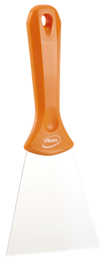 Vikan Rustfri Håndskraber, 100 mm, Orange