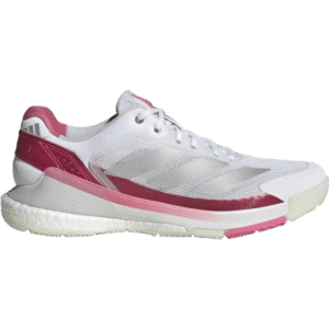 adidas Crazyquick Boost Padel W - Cloud White/Silver Metallic/Lucid Pink