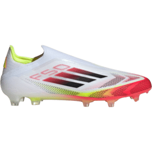 adidas F50 Elite Laceless FG - Cloud White/Core Black/Solar Yellow