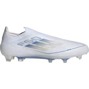 adidas F50 Elite Laceless FG - Cloud White/Pearl Met.