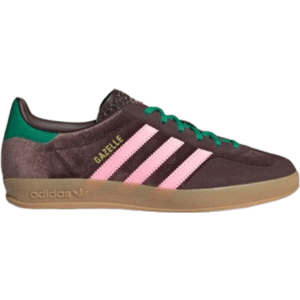 adidas Gazelle Indoor W - Dark Brown/Glow Pink/Court Green