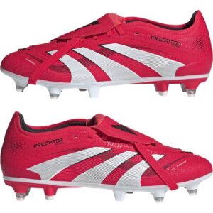 adidas Predator Elite 99 Fold Over Tongue Firm Ground Football Boots - Rød/Hvid