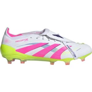 adidas Predator Elite Fold-Over Tongue Firm Ground Støvler - Hvid/Pink/Grøn