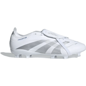 adidas Predator League Fold Over Tongue FG/MG - Cloud White/Silver Metallic/Bright Royal