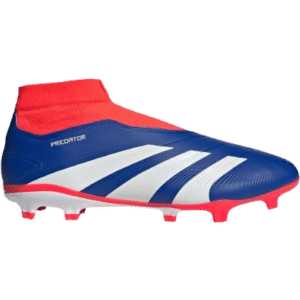 adidas Predator League Laceless FG - Lucid Blue/Cloud White/Solar Red