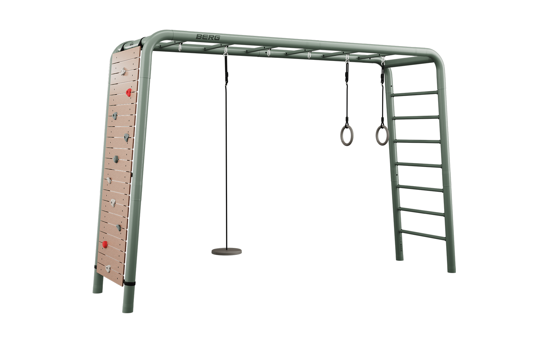BERG PlayBase Set Large Green + Peak set med BERG PlayBase Large Green + Peak set