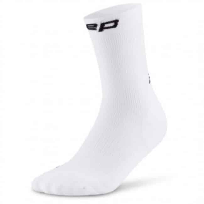 CEP Core Run Socks Mid Cut 5.0, løbestrømper, herre, hvid