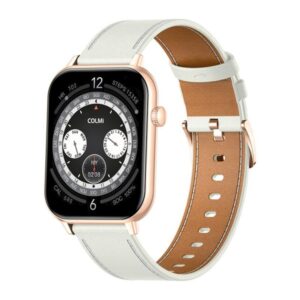 Colmi C28 Smartwatch White Leather Strap