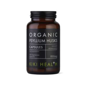 Kiki Health Organic Psyllium Husk, 120 kapsler