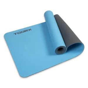 Toorx Pro 6 mm Yogamåtte - 183 x 60 cm - Blå/Grå