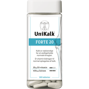 UniKalk Forte 20 - 180 tabl.
