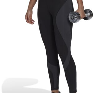 Adidas Training Essentials Hiit Colourblock 7/8 Tights Dame Xs Sort